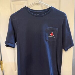 Vineyard Vines boys Dark Blue Pocket Tee